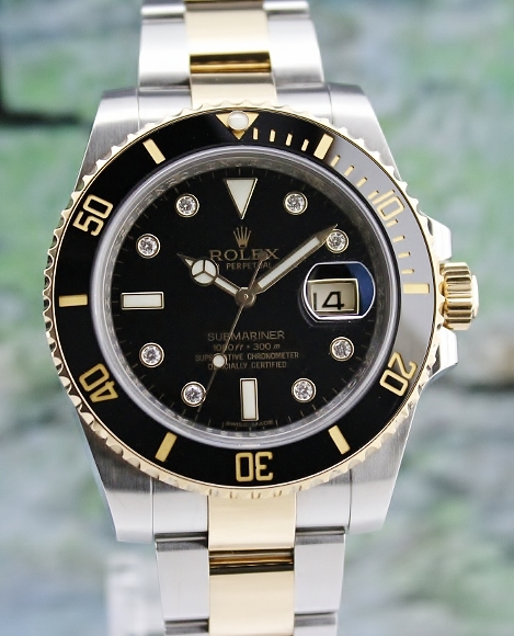 (image for) ROLEX OYSTER PERPETUAL DATE CERAMIC BEZEL SUBMARINER/ 116613LN
